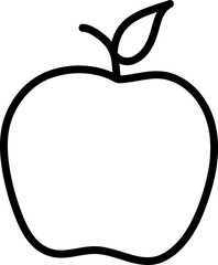 vector apple icon illustration on white background..eps