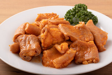 味付け牛ホルモン　(コチュジャン味)