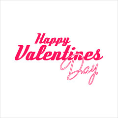 Pink Happy Valentine Day