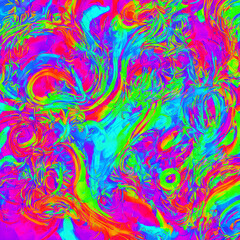 Abstract Neon Colorful "Generative AI"