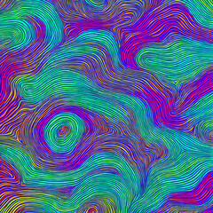 Fototapeta premium Neon Waves Background 