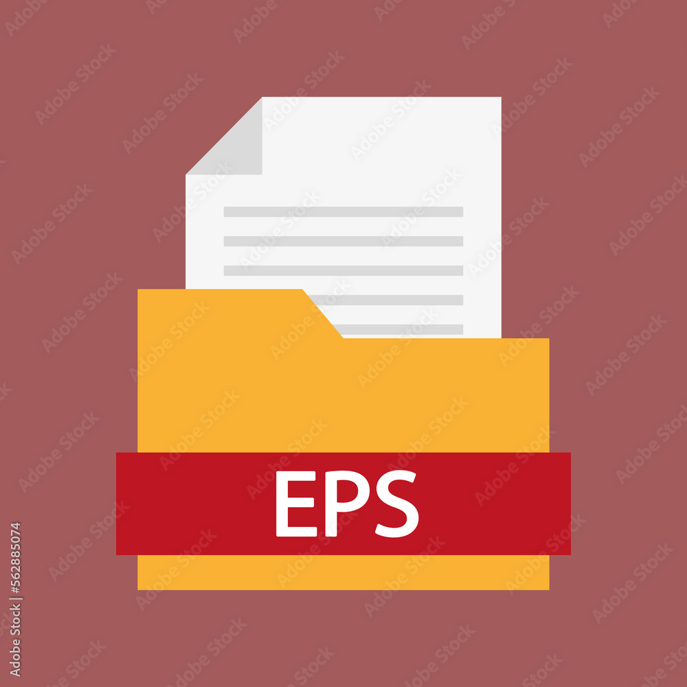 Poster eps file folder icon. eps file. vector illustration.