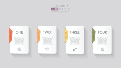 Infographic design template with place for your data. Vector illustration.