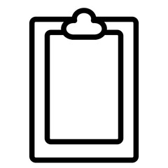 paper holder outline icon