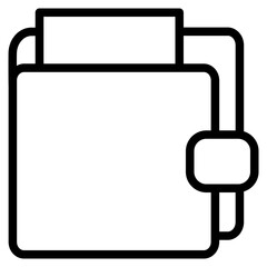 wallet outline icon