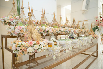 The Khan Makk Procession, Thai Traditional Ceremony, engagement