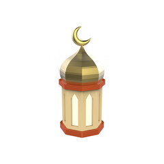 MOSQUE ISLAMIC 3D RENDER ISOLATED IMAGES