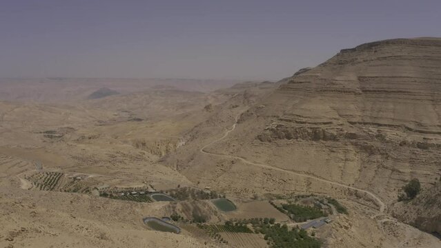 Aerial, Wadi Al Hasa, Jordan