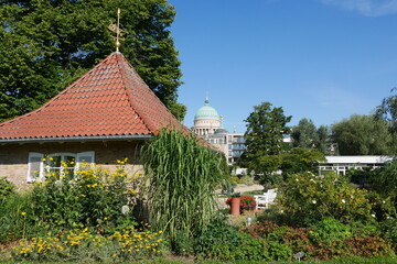 Gartenanlage auf der Freundschaftsinsel in Potsdam