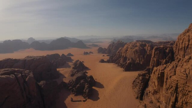 Aerial, Wadi Rum, Jordan