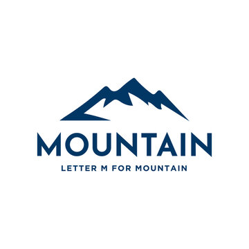 Mountains logo design vector template eps 10