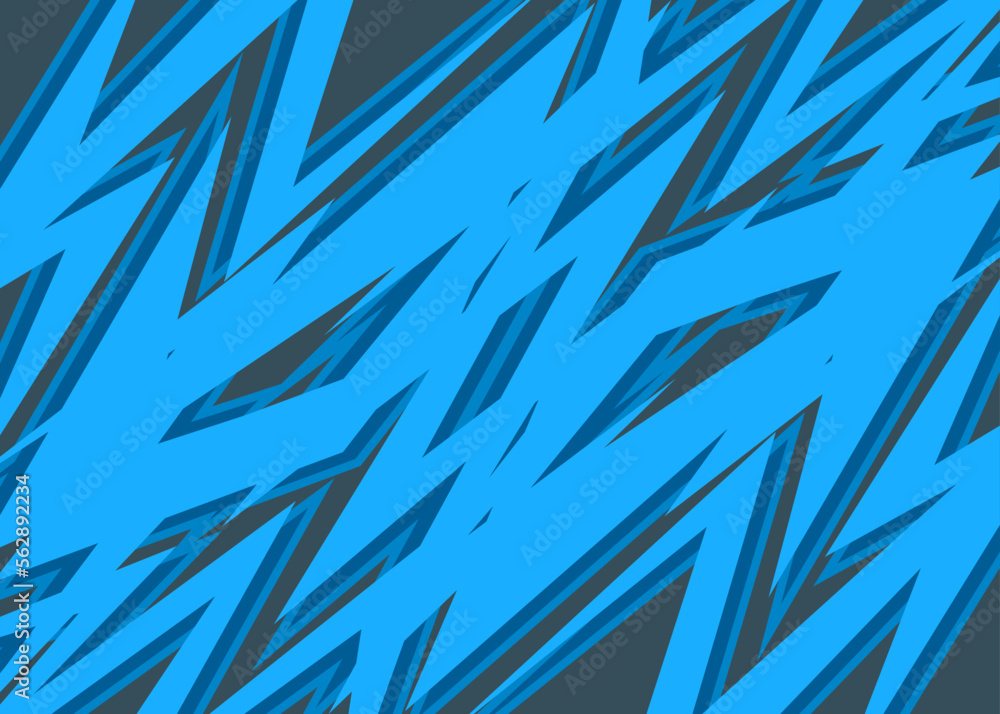 Poster abstract background with irregular and overlapping sharp lines pattern