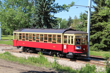 old train in the city