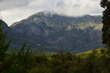 Rugged mountains and lush vegetation in the Caraça Natural Park, Santuário do Caraça, Catas Altas, Minas Gerais state, Brazil