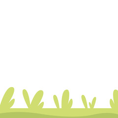 Grass Footer Illustration