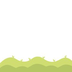 Grass Footer Illustration