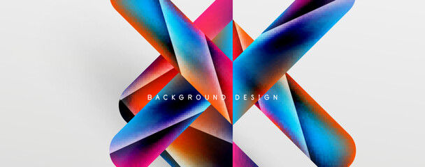 Triangle fluid color gradient abstract background. Vector Illustration For Wallpaper, Banner, Background, Card, Book Illustration, landing page