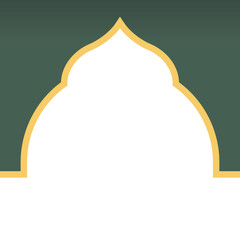 Islamic Border Shape