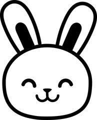 Cute rabbit doodle