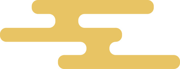 Japanese golden pattern doodle