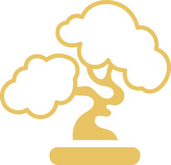 Japanese golden bonsai doodle
