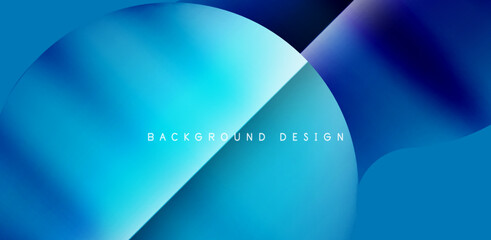 Colorful circle abstract background. Template for wallpaper, banner, presentation, background