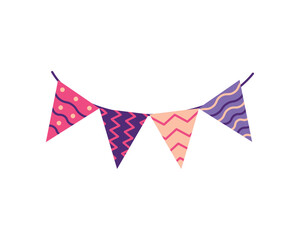 Obraz premium birthday garland icon