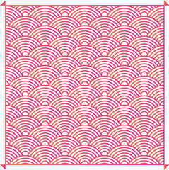 Japanese Wave Pattern Vector
