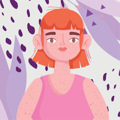 perfectly imperfect body with freckles