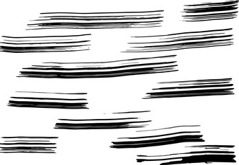 Grunge ink dry brush free hand texture