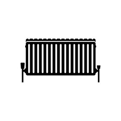 radiator icon on white background