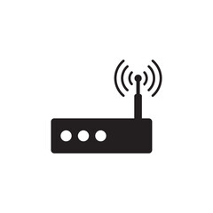 router icon , signal icon vector