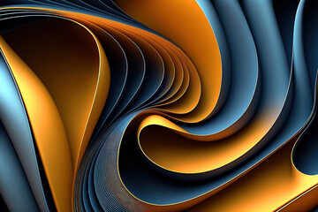 abstract fractal background for creative art,design and entertainment, generative ai