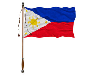 National flag of Philippines.. Background  with flag of Philippines.