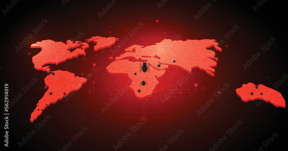 Poster concept of cyber attack.cyber security destroyed.information leak concept.vector illustration