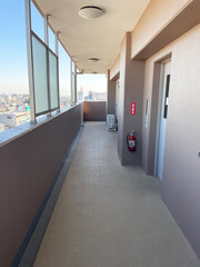 マンションの外廊下