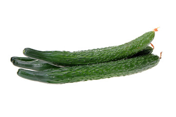 cucumber on white background