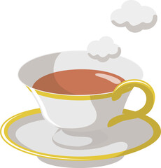 紅茶（ティーカップとソーサー）