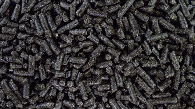 Wood pellets, absorb water for cat litter of compa