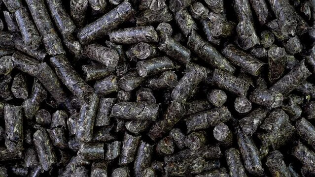 Wood pellets, absorb water for cat litter of compa