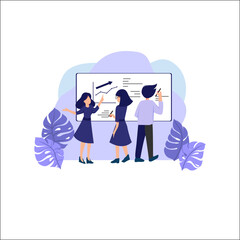 Student Education Flat Illustration