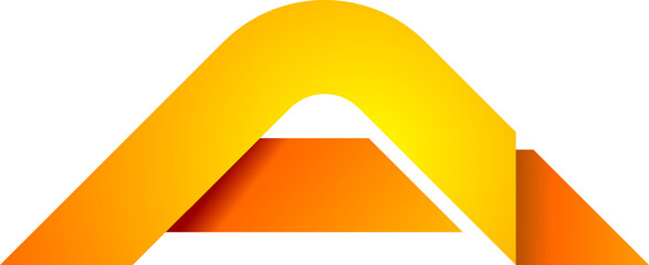 a triangle logo