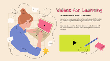 Woman with Notebook Rear View