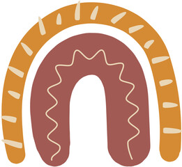 Cute Rainbow Pastel Vector