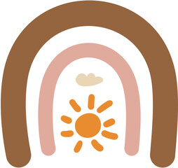 Cute Rainbow Pastel Vector