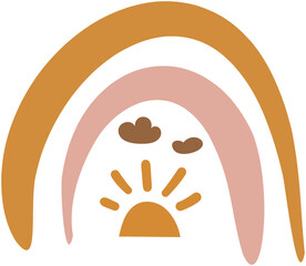 Cute Rainbow Pastel Vector