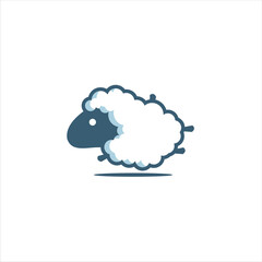 sheep logo design template, logo inspiration.
