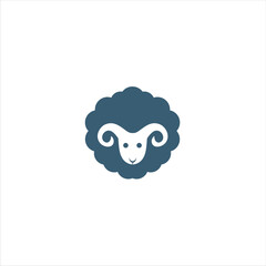 sheep logo design template, logo inspiration.