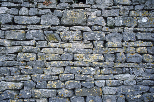 Stone wall, France