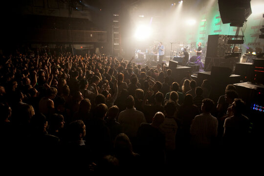 Crowd at concert.